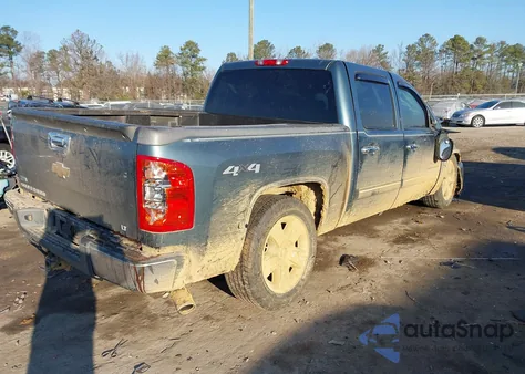 2010 Chevrolet Silverado 1500 Lt из США, поврежденный, VIN 3GCRKSE37AG150099